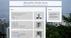 Desktop Screenshot of metropolenforschung.de