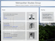 Tablet Screenshot of metropolenforschung.de